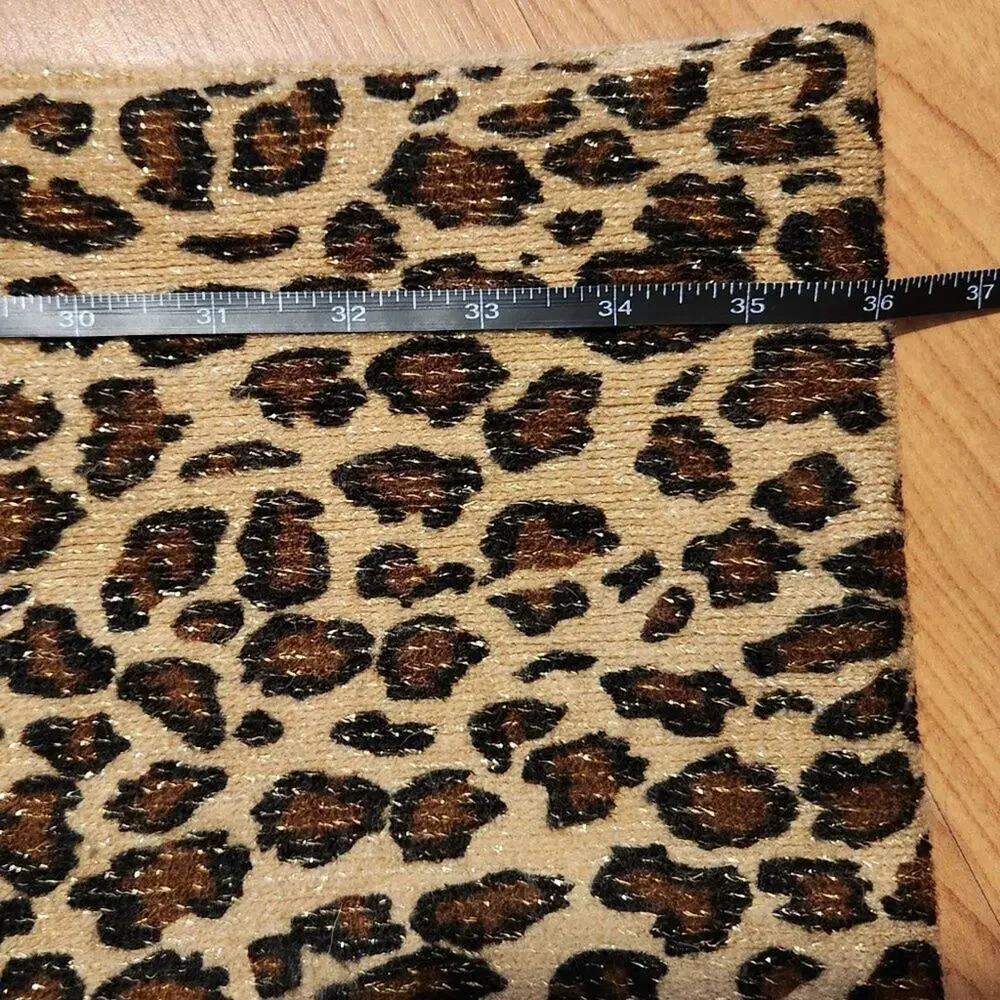 Animal Print Scarf || 72 inches EUC